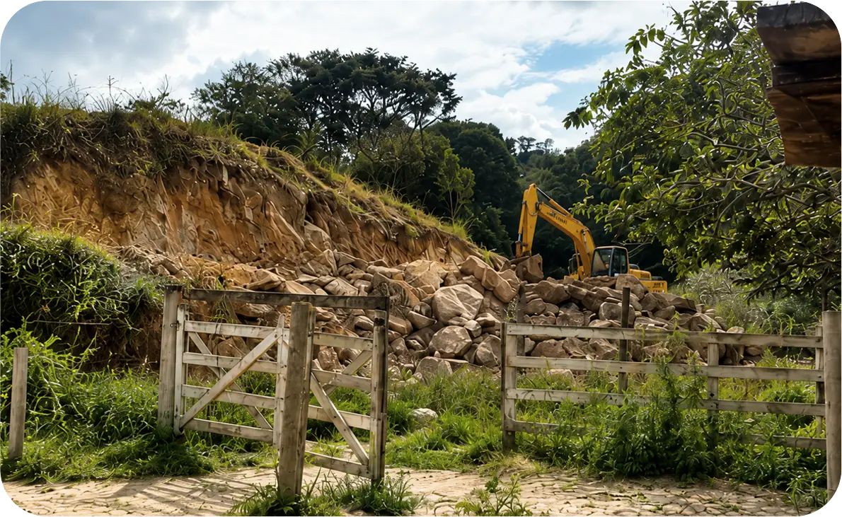 Evolução das obras do Alta Vista